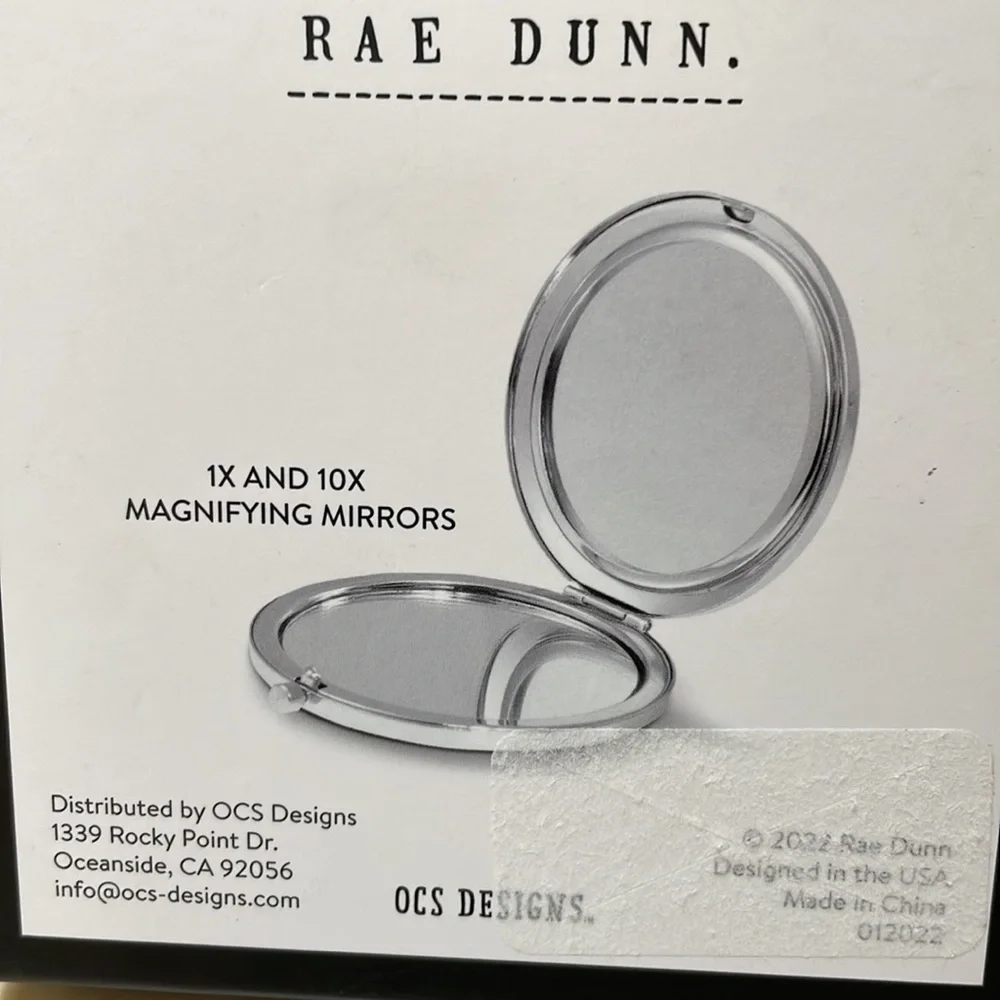 RAE DUNN COMPACT MIRROR